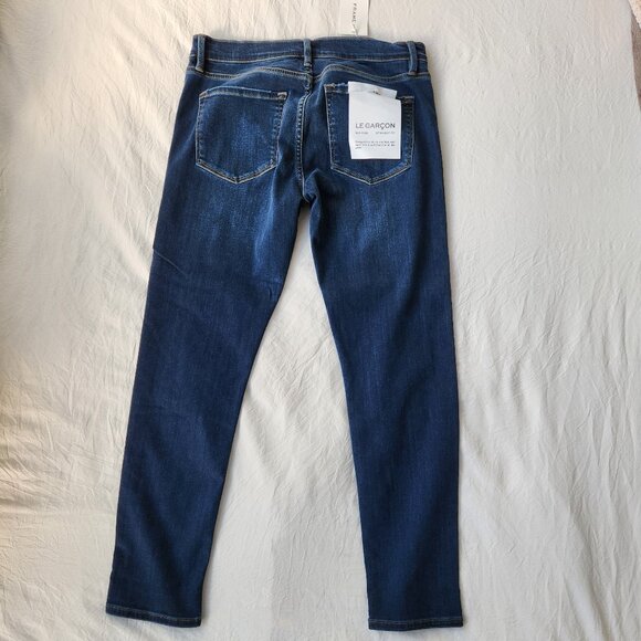 Frame Denim Le Garçon Mid-Rise Straight Fit Jeans - Picture 2 of 4